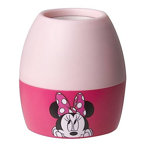 Disney Minnie Mouse Scene Projection Kids Lamp & Nightlight – Cute Bedroom Bedside Projector Lamp for Girls, Toddler & Children’s Night Light
