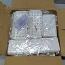 Pegboard Wall Organizer, 6-Pack 11"X11" White Peg Board With 48 Pcs Accessories, Multi-Surface Storage Solution for Garage, Office, Kitchen, Workshop and Gaming Room Organization