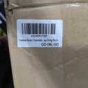 Treekee 4-Light Globe Orb Chandelier, Adjustable Pendant Light Fixture, Iron, 20in , Black and Gold Finish