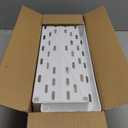 SPACEKEEPER Slim Rolling Storage Cart 4 Tier Bathroom Organizer Mobile Shelving Unit Utility Cart Tower Rack for Kitchen Laundry Narrow Places, White