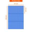 TORACK 3 PCS Metal Pegboard Panels(12x24 inch) for Wall, 36x24 in