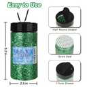 PIXGLITTER Green Chunky Glitter, 14.11oz/400g Craft Glitter Powder for Epoxy Tumblers, Hair Face Body Eye Nail Art Festival, DIY Party Decorations