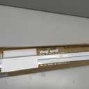 Curtain Single Tracks Ceiling or Wall Mounting Heavy-Duty Curtain Rails for Living Room Bedroom Room Divider (White, 6.6ft)