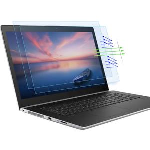 (2PCS Pack) 15.6 inch Laptop Screen Protector Blue Light Anti Glare Filter for HP Envy X360 15.6 inch/Pavilion 15.6/ProBook 15.6/EliteBook 15.6/OMEN 15, Eye Protection Computer Monitor Protector