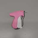 Stitch for Clothes - Handheld Stitch Quick Clothing Fixer - Tagging - Includes 6 Needle, 1000 Black Fasteners & 1000 White Fasteners (Pink/Orange)