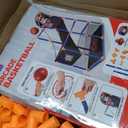 JOYIN Arcade Basketball Game Set with 4 Balls and Hoop for Kids 3 to 12 Years Old Indoor Outdoor Sport Play - Easy Set Up - Air Pump Included - Ideal for Competition