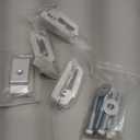 Hromee Mounting Clamps Low Pro for Truck Topper Cover, Cap, Camper and Aluminum Replacement Clamp Assembly for Edge Tonneau Covers 4 Pack