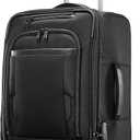 Samsonite Pro Travel Softside Expandable Luggage with Spinner Wheels, Black, Carry-On 21-Inch