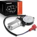 A-Premium Front Left Power Window Lift Motor Compatible with Dodge Ramcharger D150 D250 D350 W150 W250 W350 1990 1991 1992 1993, Driver Side, 2 Pins, Replace# 55154645