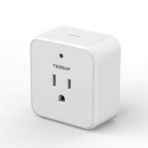 TESSAN Voice Control Outlet, On/Off Light Switch Socket for Night Light, Coffee Maker, Lamp, Fan, Power Plug for Household Appliance, 10A/1250W