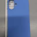 ORNARTO Compatible with iPhone 16 Plus Case 6.7, Slim Liquid Silicone 3 Layers Full Covered Soft Gel Rubber Phone Case Protective Cover 6.7 Inch, Sky Blue