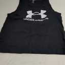 Under Armour Men's Sportstyle Logo Tank Top (X-Large, (001) Black / / White)