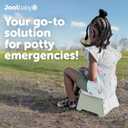 Jool Baby Portable Potty Training Chair with Travel Bag and 30 Liners, Foldable, Indoor/Outdoor Use, Camping (Sage)