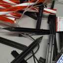 Biswing Christmas Outdoor Candy Cane Lights, 12 Pcs Christmas Pathway Markers with 72 Count Warm White Lights, Connectable for Indoor Outdoor Holiday Walkway Patio Garden Ornament