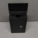 Wall Mount Key Drop Box, with Key Lock & Flip & Top Slot, Steel Cash Drop Box, Storage Box for Mail, Packages, Donations, Voting, Suggestion for Outside Home Business 9.05"5.51"3.03"