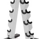 Cap Barbell A-Frame Dumbbell Weight Rack | Color Series (White)