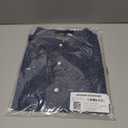 Amazon Essentials Men's Slim-Fit Short-Sleeve Poplin Shirt (Blue, XXL)