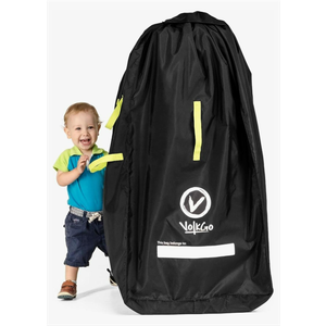 V VOLKGO Super Extra Large Stroller Bag for Airplane with Padded Backpack Shoulder Straps, Double Stroller Cover for Air Travel, Jogger & Carrier - Fits All, Gate Check Bag, Waterproof Travel Cover.