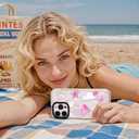 ChiCsFleur for Samsung Galaxy S23 Plus Case, TPU Phone case with Camera Protection for Women Girls Teens - Pink Preppy Sea Manta Y2K Shell Starfish Elegant Artsy Coral Ocean Gift Aesthetic Unique