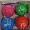 Joytry Christmas Stocking Stuffers, 4 Pack Butter Slime Balls Kit for Kids, Surprise Christmas Slime Gift with Cute Polar Bear Add-ins, Vibrant Colors, Non-Sticky Stress Relief Toy for Girls Boys