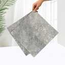 Lareko 60 Pieces Vinyl Flooring Peel and Stick Floor Tile, Self Adhesive, Waterproof, Anti-slip, 12 x 12 Inch, Grey Marble