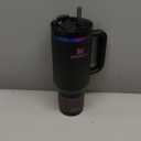 STANLEY Quencher H2.0 Tumbler with Handle and Straw 30 oz | Flowstate 3-Position Lid | Cup Holder Compatible for Travel | Insulated Stainless Steel Cup | BPA-Free | Black 2.0