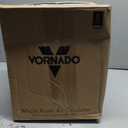 Vornado 460 Small Desk Fan with 3 Speed Settings, Adjustable Tilt Chrome Glide Bar, for Bedroom, Office, Home, Air Circulation up to 70 Feet, Quiet Table Fan, White