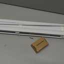LazBlinds Cordless White 1" Room Darkening Vinyl Mini Blinds, 31" W x 64" H Horizontal Window Blinds for Home, Cordless Shades for Indoor Windows