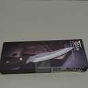 Steak Knives Set of 2, 4.8 Inch High End Japanese Style Fine Edge Meat Knife with Wood Handle, Damascus Pattern Full Tang Design, Super Sharp Dinner Knives with Exquisite Box, Cooking Gifts (Brown)