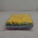 MR.SIGA Microfiber Cleaning Cloth, All-Purpose Cleaning Towels, Pack of 50, Size 11.8 x 11.8 in (Green/Blue/Yellow/Pink/Gray)