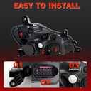 Headlight Assembly Compatible with 2013-2021 Kenworth T680