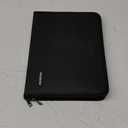 Huolewa Fireproof Accordion File Organizer, Portable Expanding File Folder with Waterproof Zipper&Labels, Black Document Organizer with 13 Pockets, File Organizer for Important Document/Paper Storage