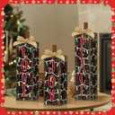 3 Pcs Christmas Sign Wooden Tiered Tray Decor, Rustic JOY Table Decor Farmhouse Tabletop Centerpieces Christmas Decorations for Home Kitchen Indoor Mantel