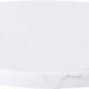 Round Marble Cheese Cutting Board Plates White 7.8IN