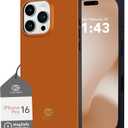 Cocomii - Rectangle Case Compatible with iPhone 16 Pro - Compatible with MagSafe, Solid Color, Fashionable Hues, Matte, Magnetic Phone Case for iPhone 16 Pro 6.3 inch, Caramel