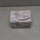 BEAUTURAL Mini Travel Steam Iron for Clothes with Dual Voltage, Temperature Control, Non-Stick Soleplate and Cord Storage, Ideal for Sewing, Quilting and Handcraft (White)