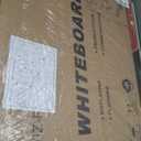 VIZ-PRO Magnetic Whiteboard/Dry Erase Board, 48 X 36 Inches, Silver Aluminium Frame