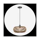 DI Globe 2-In-1 Rattan Pendant