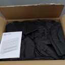 MOGELAFOO 83 Inch Wide Portable Closet Wardrobe, Clothes Storage Rack Organizer with Cover, 5 Clothes Hanging Rods and 10 Storage Shelves, Black