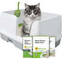 Purina Tidy Cats Non Clumping Litter System, Breeze XL All-in-One Odor Control & Easy Clean Multi Cat Box - 18 lb. Box, Some Scratches, Like New
