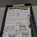 3 Tier Fruit Basket for Kitchen Counter, Large Fruit Holder with 2 Banana Hooks, Detachable Metal Fruit Stand with Wooden Handle, Kitchen Storage Cart,Vegetable Basket, Snack Rack