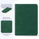 Trading Card Binder, 9 Side Loading Pocket Card Album Hold Up to 540, Zipper Binder for Collection, TCG Holder for Sports, Yugioh, MTG etc. (Dark Green 9)