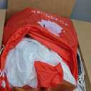 COOLWUFAN 10 FT Christmas Inflatables Outdoor Decorations Santa Claus on Sleigh, Blow Up Cute Elks Pulling Santa's Inflatable Yard Decoration with Lights for Christmas Party, Outdoor, Garden Lawn