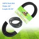 148763 Deck Belt 5/8" x 85-3/8" for Craftsman 46'' 50'' Deck Riding Mower & Husqvarna GTH2350, GT200, YTH180 and YTH2046 Ride Mower, Replaces 532148763, 531300769