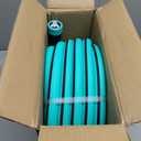 Heavy Duty Garden Hose 50 ft x 5/8", Water Hose with 10-Pattern Nozzle, Durable Lightweight Flexible, Non-Expanding, No Kink, Leak Free Burst 500 PSI Manguera Para Jardin (Blue50FT)