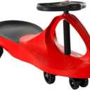 Wiggle Car - Ride on Toy for Ages 3 and Up - Toddler Ride on Toys with no Batteries, Gears, or Pedals Just Twist, Wiggle, and Go by Lil Rider (Red), Large