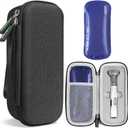Portable Insulated Cooler Travel Case Fits 2 Zepbound or Mounjaro Injector Pens, Tirzepatide Travel Case TSA Approved with 2PCS Reusable Ice Packs, EVA Medicine Organizer for Daily Use (Black,Small)