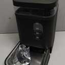 Garnder Pet Automatic Dog Water Dispenser Gravity Waterer with Stainless Steel Bowl Water Dispenser 6.5L Large Capacity Water Feeder for Dogs Cats Pets, BPA-Free Noise-Free (Black, 6.5L)