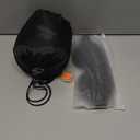 Advanced Memory Foam Neck Travel Pillow, Neck Pillow Airplane with Eye Mask & Ear Plugs, Designed for The Comfort of Travel & Office, Travel Pillow for Plane, Car, Home, Work Grey