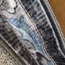 10x13 Area Rug Extra Large Moroccan Trellis Machine Washable Rug Vintage Medallion Distressed Accent Rug Stain Resistant Non-Slip Floor Cover Carpet for Living Room Bedroom, Blue/Grey